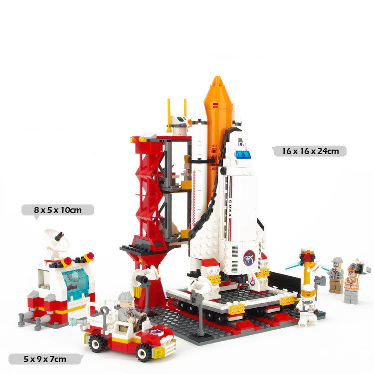 Aerospace Shuttle Puzzle Assembled Building Block Boy Toy