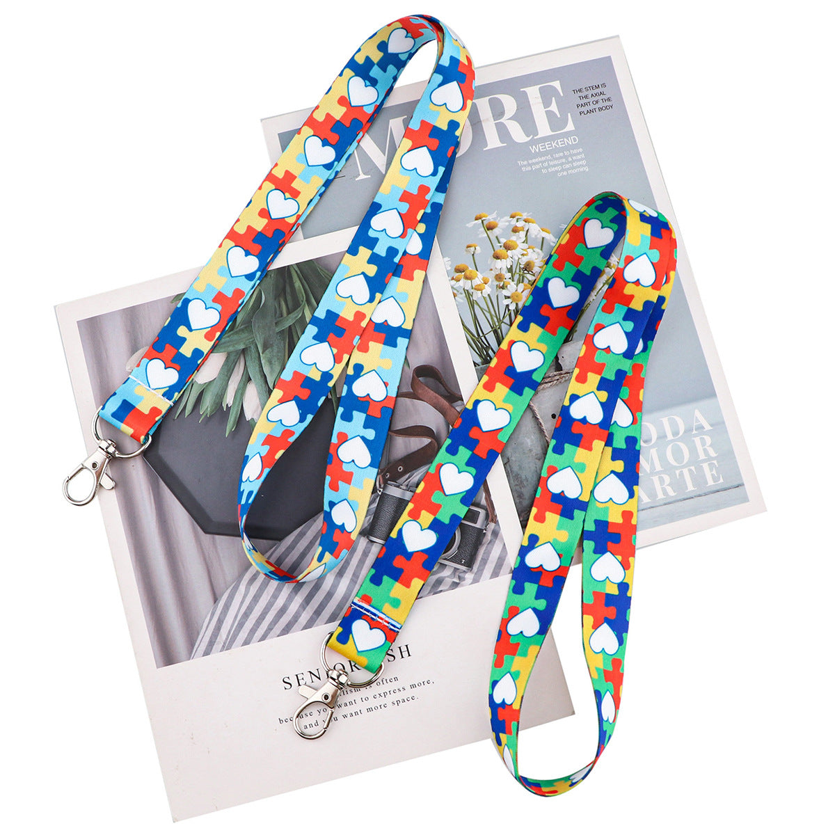 Care For Autism Long Neck Rope Double-sided Printing